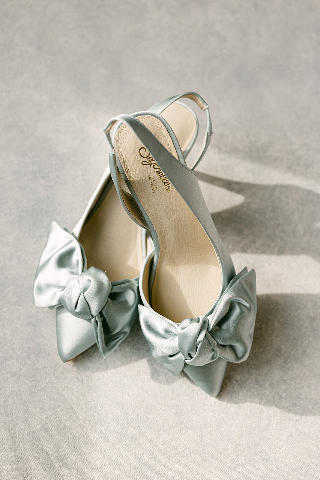 bridal shoe details