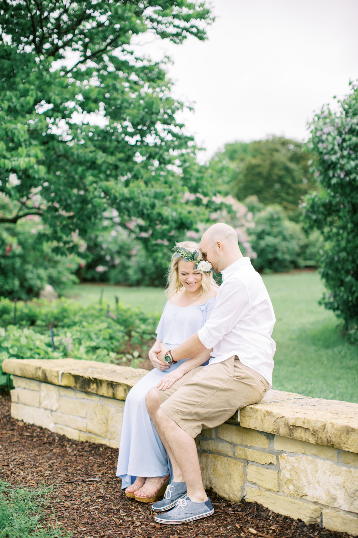 Madison botanical gardens  maternity photographer