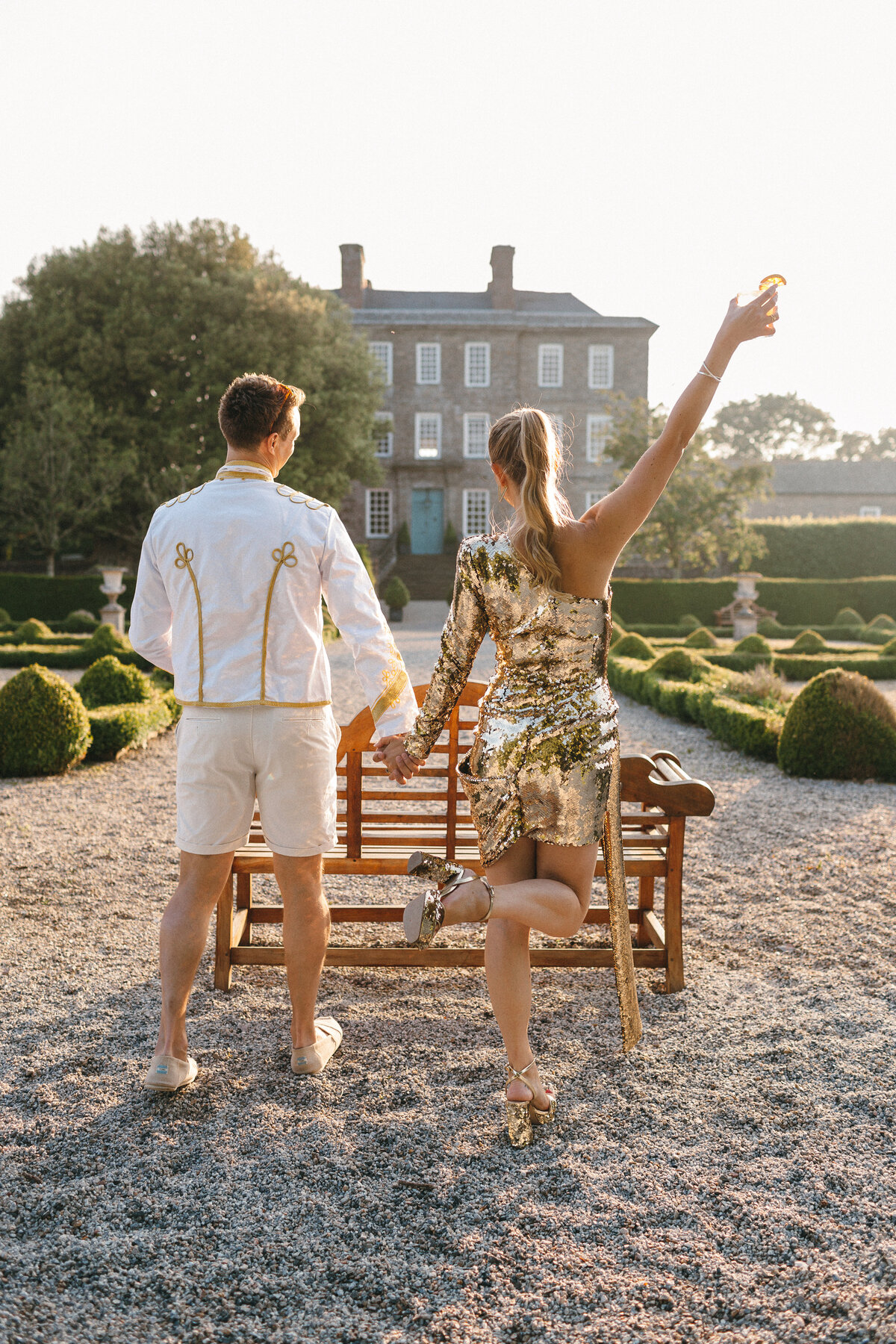 Engagement shoot at Kingston in Devon 