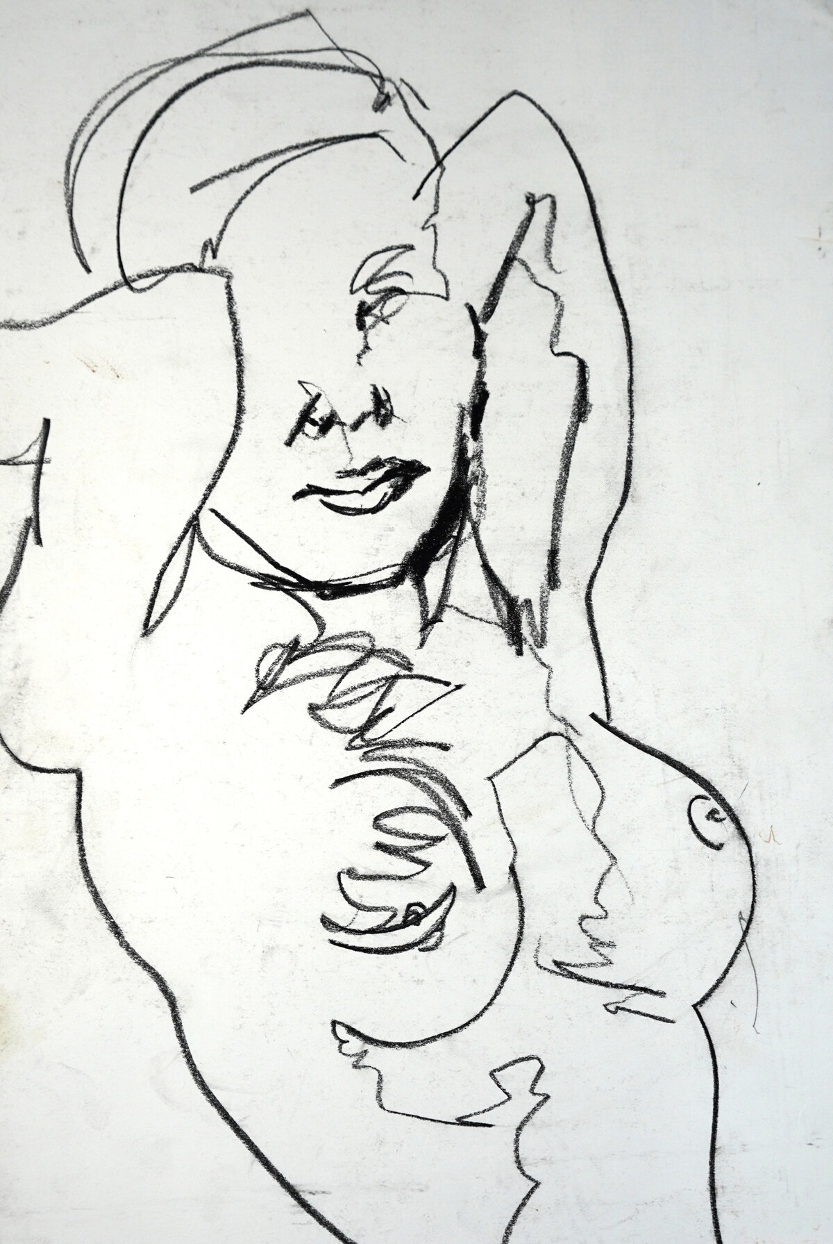 Brent Ray Fraser Figurative Nude Drawing 2001 - 21