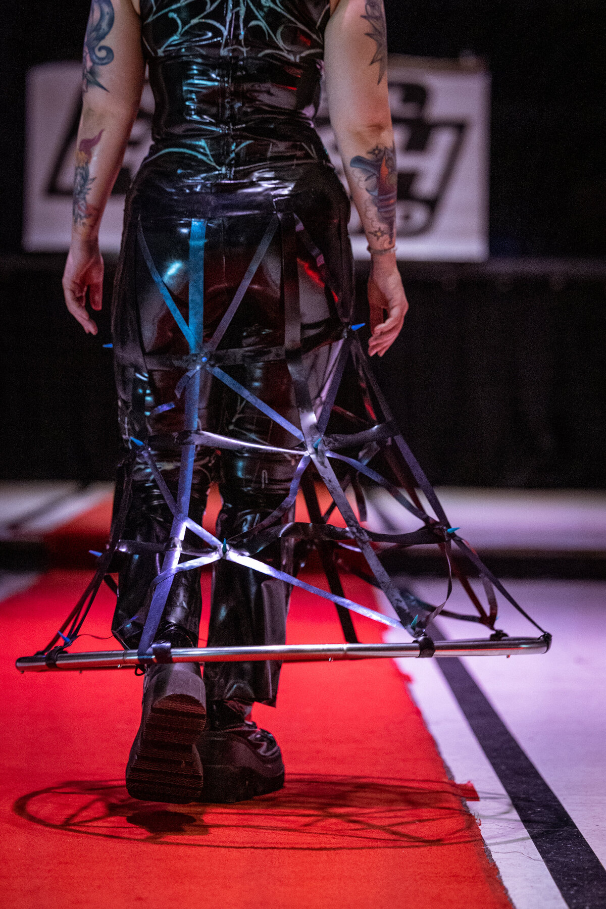 Phoenix Latex at Montreal Fetish Weekend Red carpet