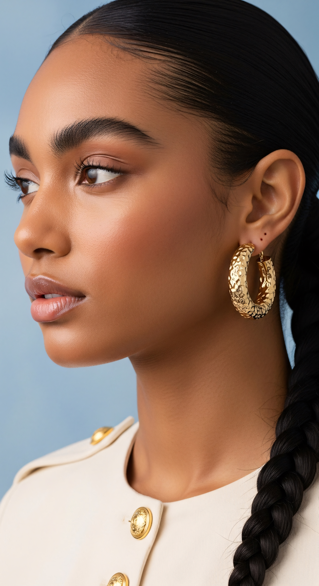 Elegant Gold Portrait