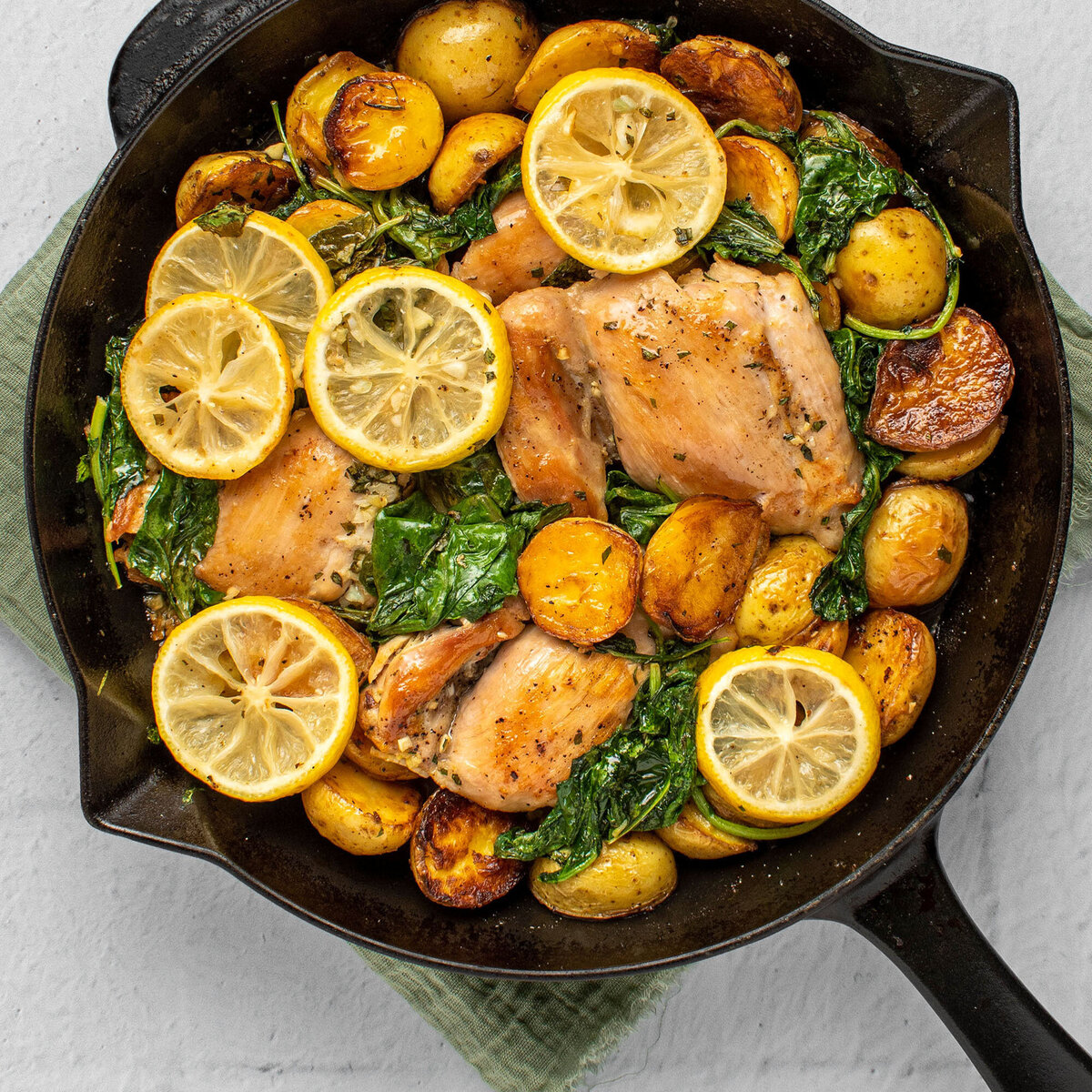 skillet lemon chicken for Eating Well