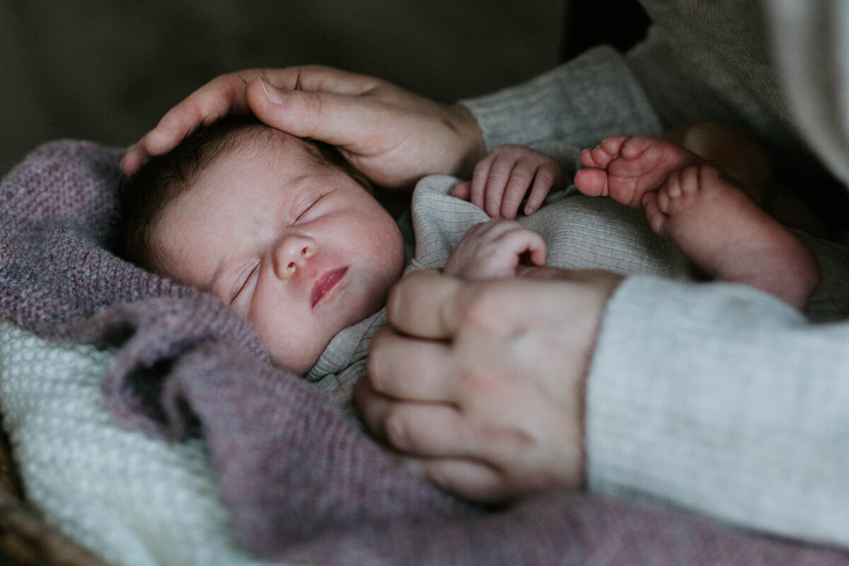2024 Webseite Neugeborene Portrait Porträt Fotograf Aachen Fotostudio Babyfotos Newborn © Sarah Thelen-34