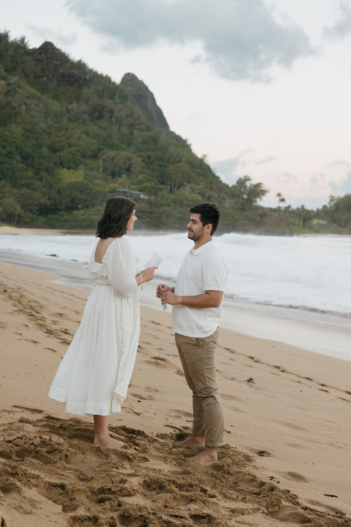 Hawaii elopement / kauai hawaii elopement / hawaii destination wedding / Sophia photo co / north shore hawaii elopement / white dress for beach photos / vow renewal in hawaii / vow renewal kauai / kauai wedding photographer / big island wedding photographer / maui wedding photographer / elopement wedding photographer / Duluth Minnesota wedding photographer