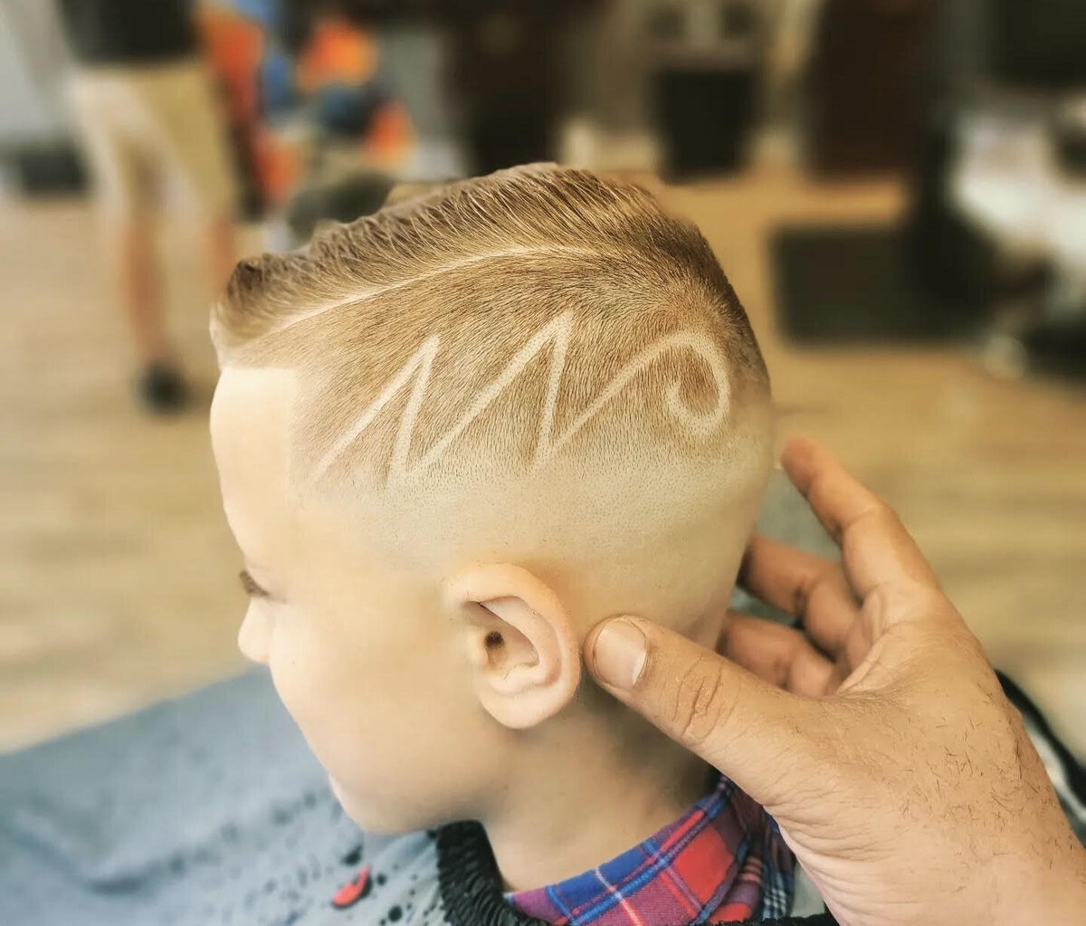 Kids Cut - Boy's Fade Haircut at Whos Your Barber in Venice FL