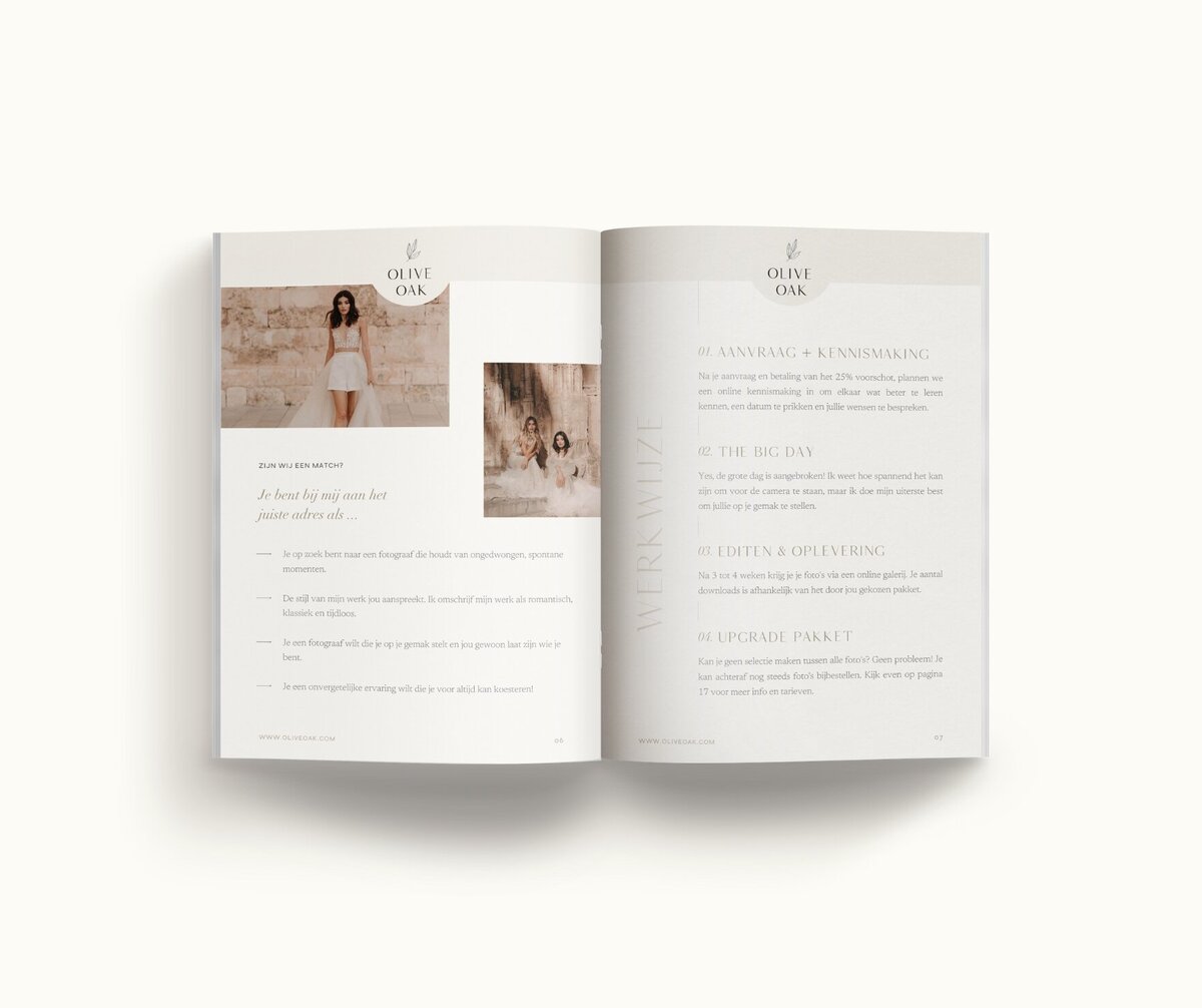 Canva brochure template Olive Oak 4