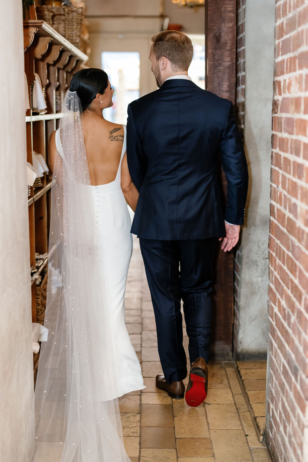 Bride & Groom Portrait by Lisa Blanche Photography