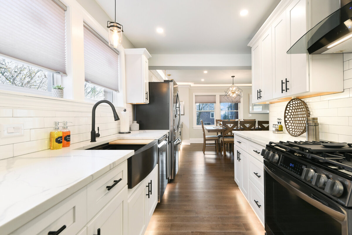Professionally staged kitchen designed to maximize home value and buyer appeal