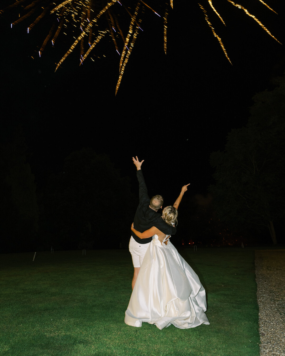 Wedding fireworks