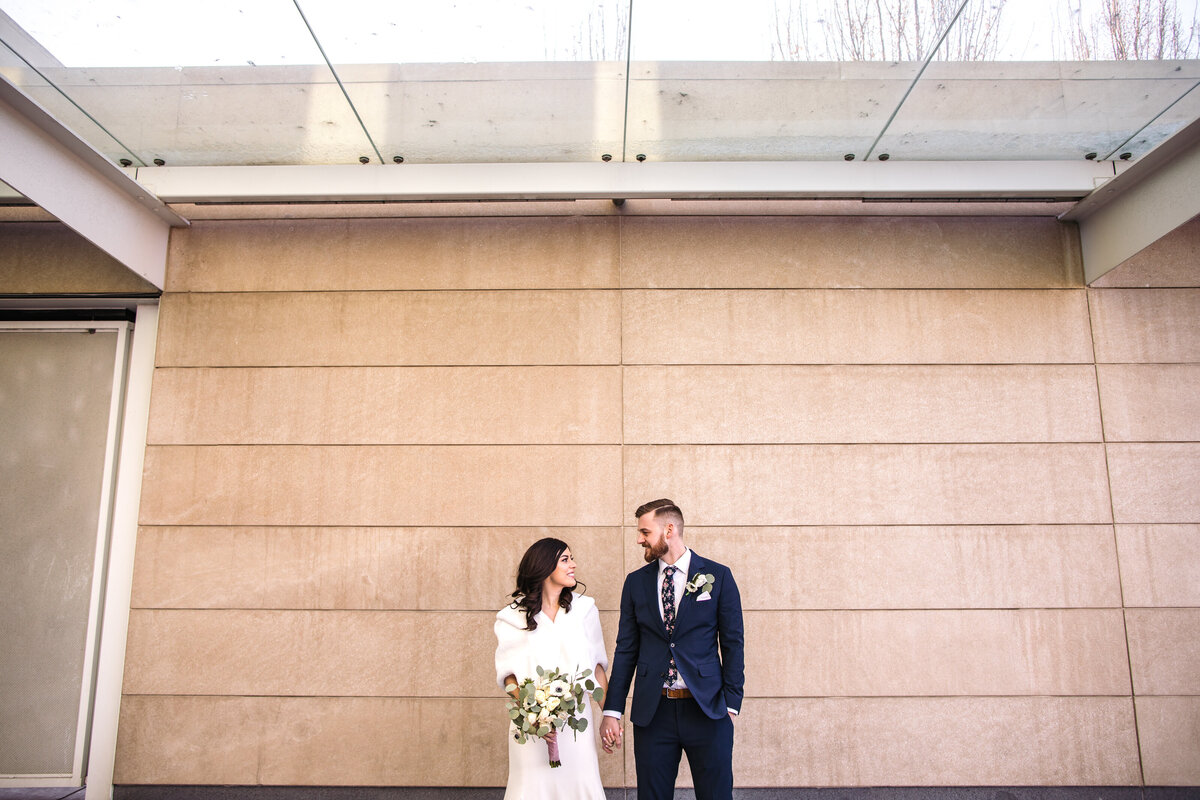 Bride & Groom Statehouse Wedding Indianapolis