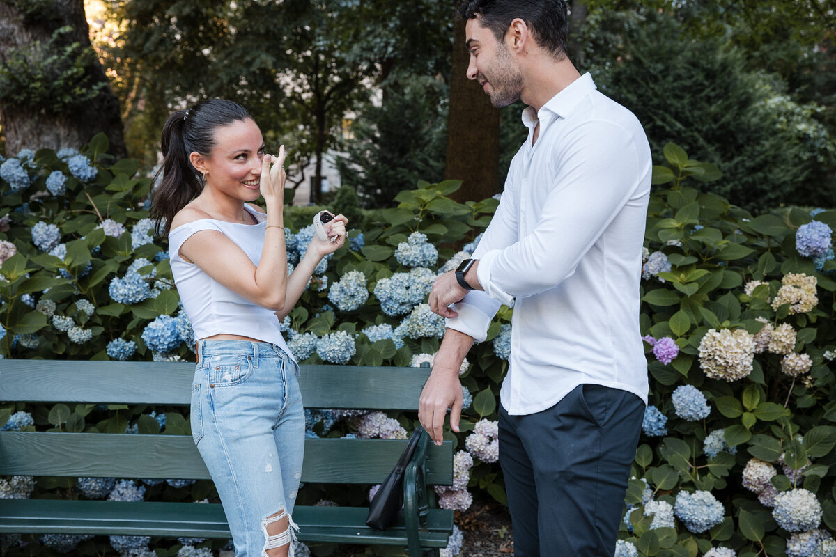 5. Brittany-wiping-off-tears-of-joy-at- proposal