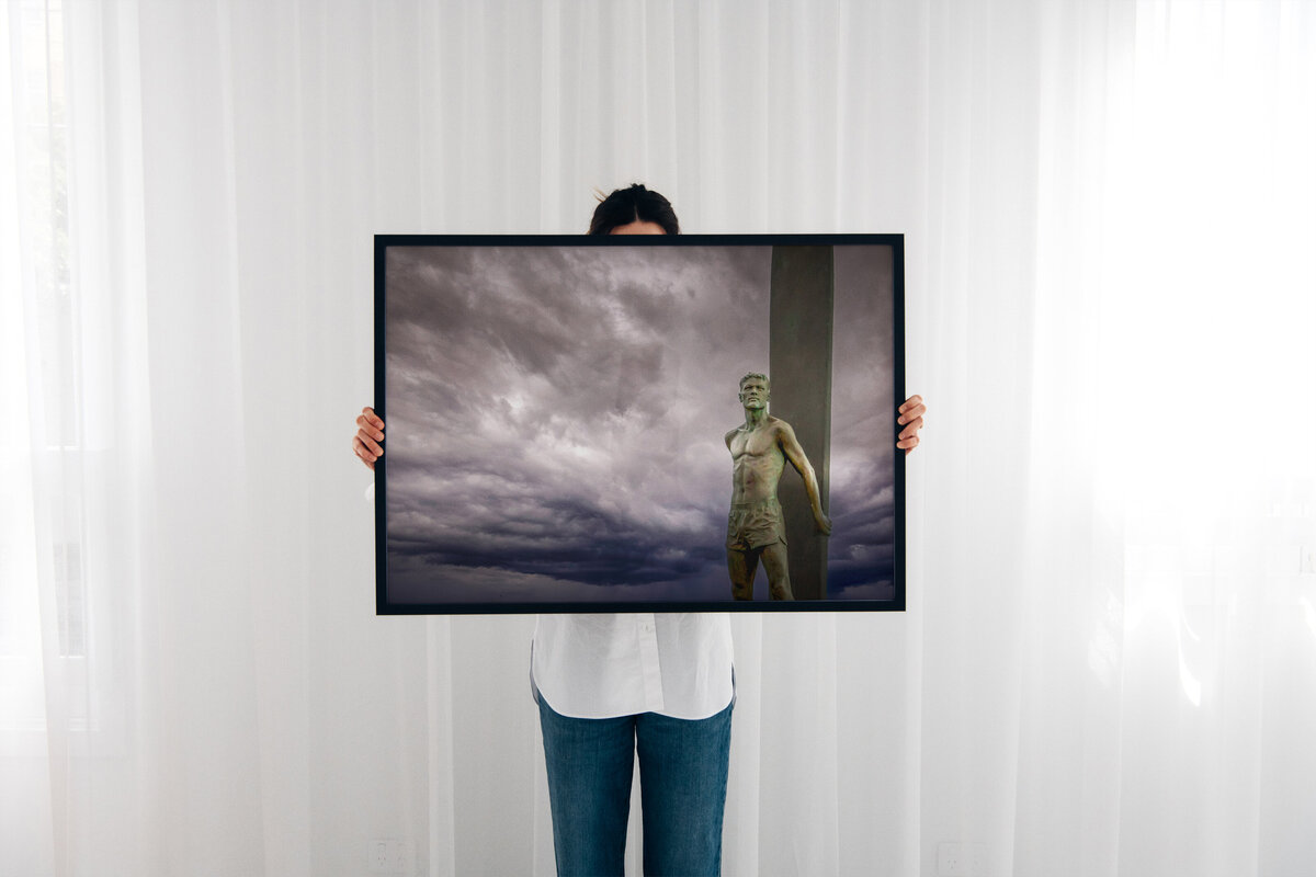 ©FredWGillaspy-Surfer-Monument-Framed