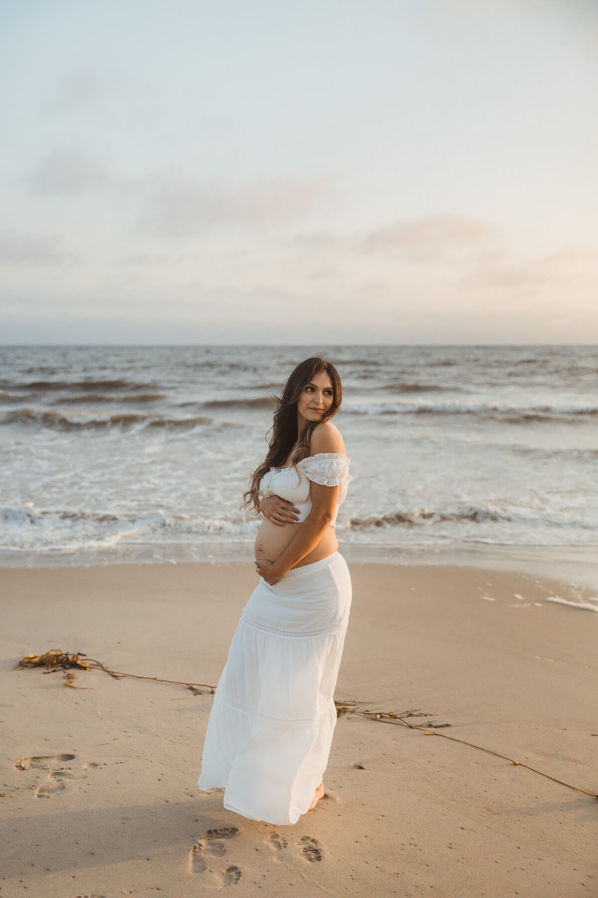 Santa Monica Beach Maternity Photography 60