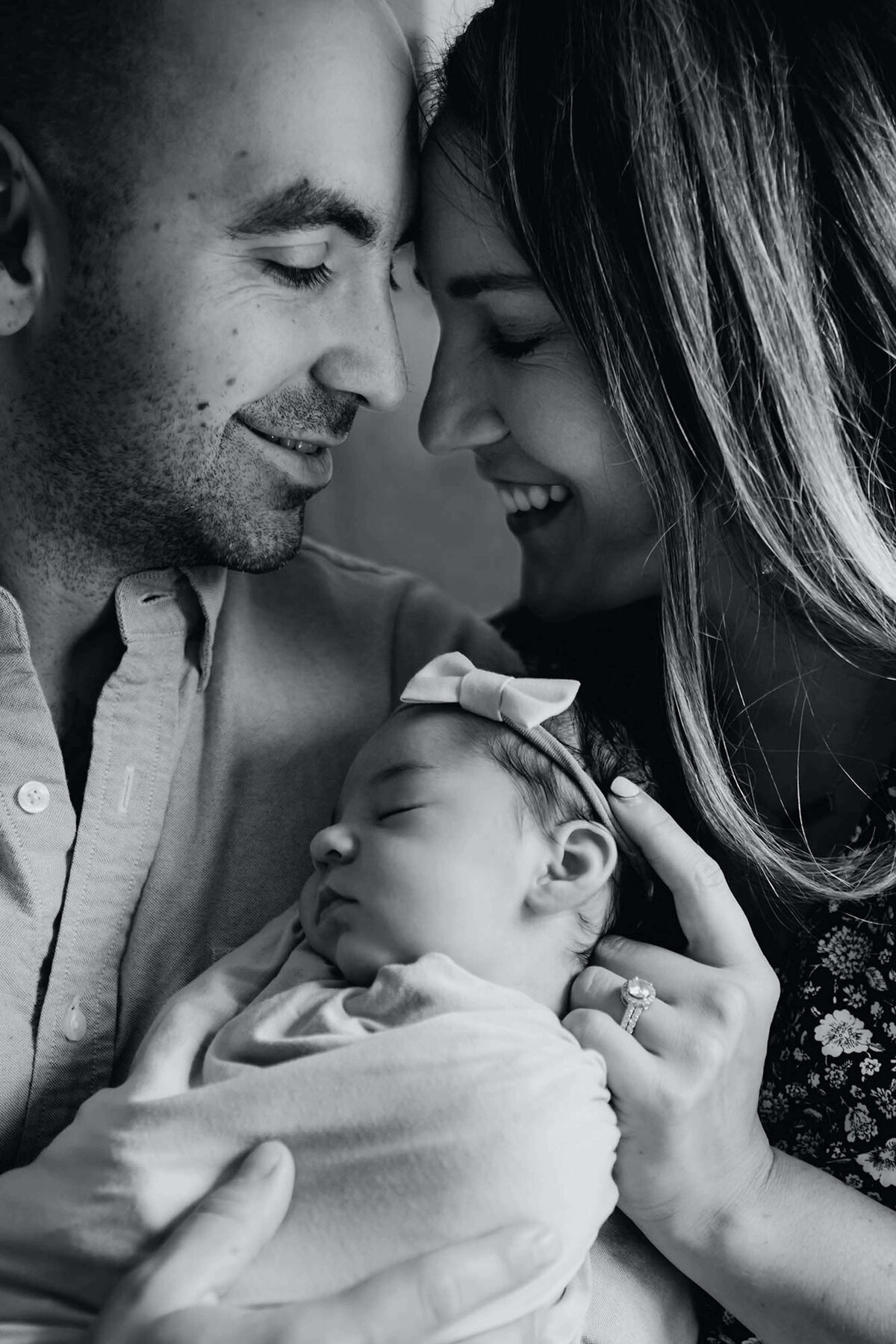 Boston Newborn Photographer happy family