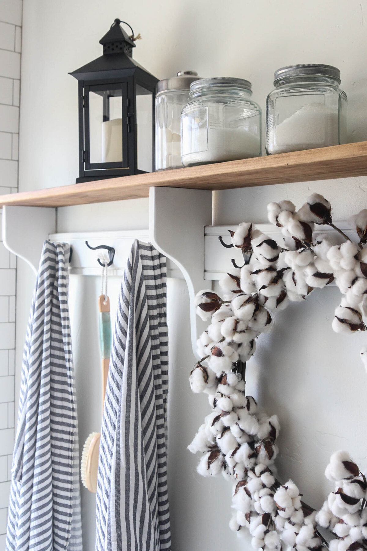 Master Bathroom Shelf Makeover by The Wood Grain Cottage-24