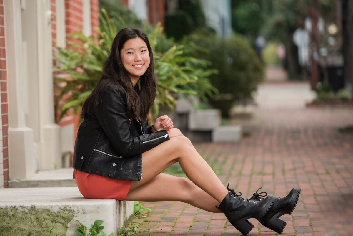 SeniorGirlFallOutside