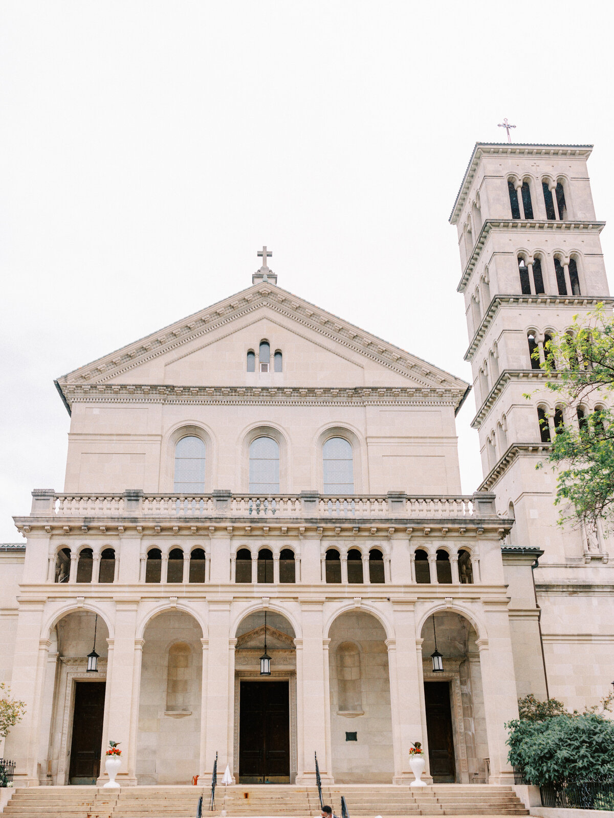 Exterior of St Joan of Arc in Indianapolis