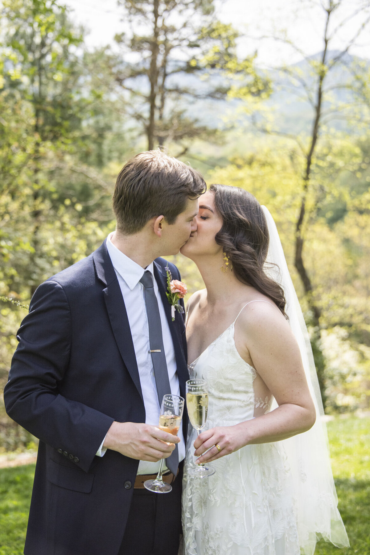 Couple kissing