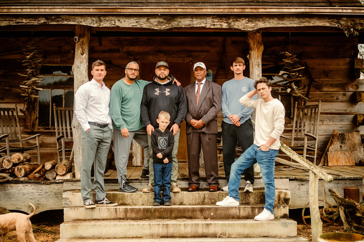 Groom with groomsmen photos