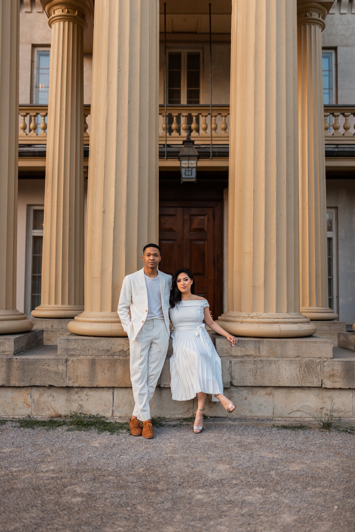 Dundurn Castle hamilton engagement shoot Cam Pris 25