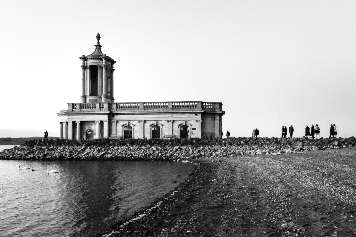 guests arriving to Normanton church