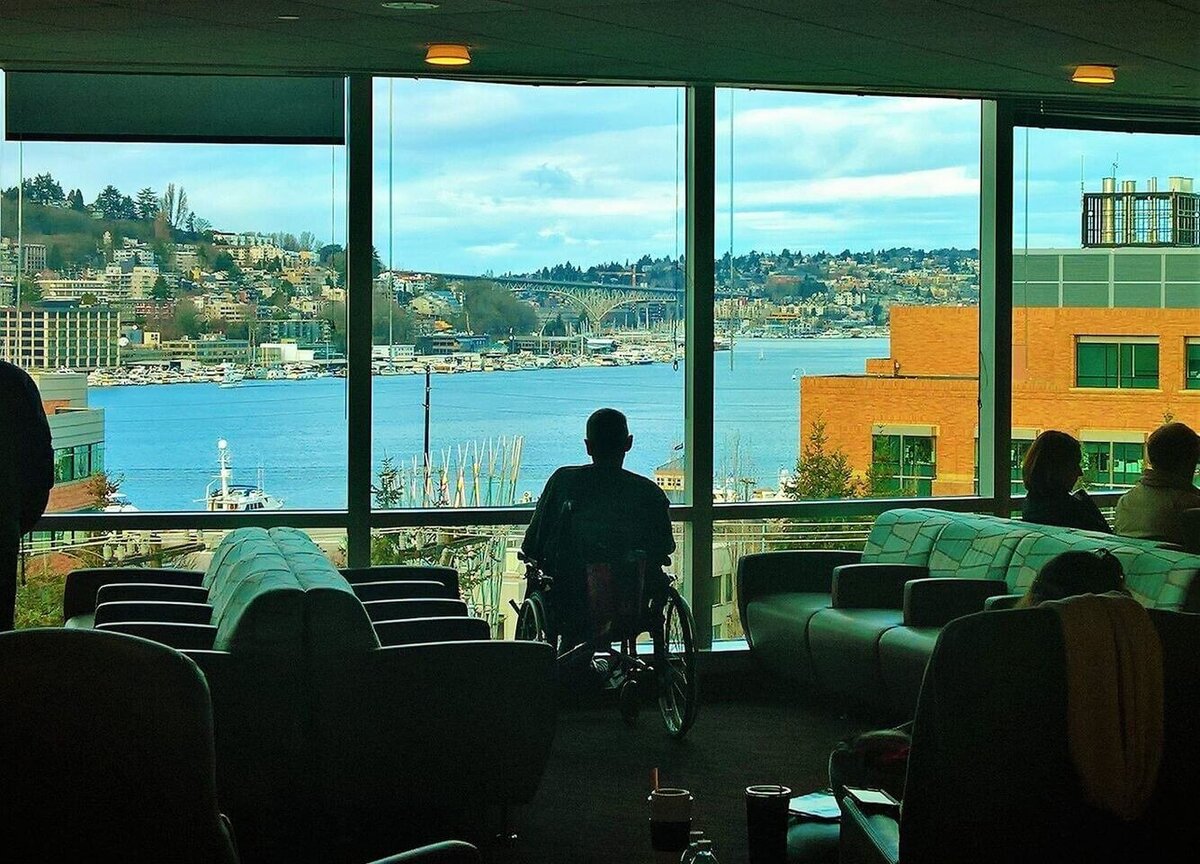 Part 4 - Eric Siting Alone at Seattle Cancer Treatment Facility