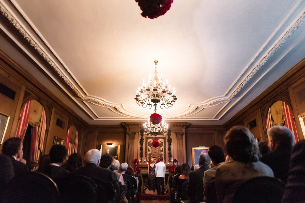 wedding ceremony in duquesne club
