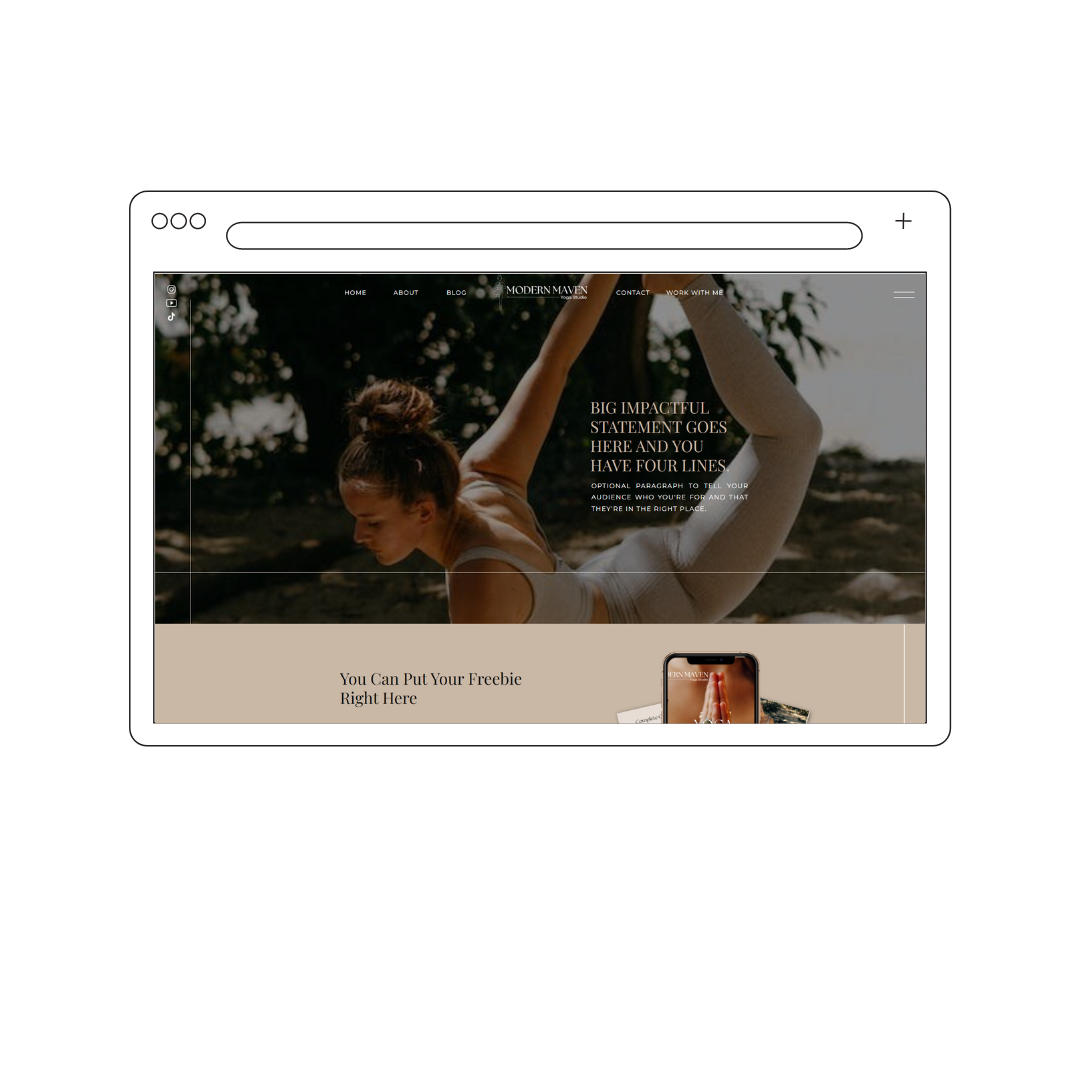 Course Creator Laptop iphone mockup instagram post