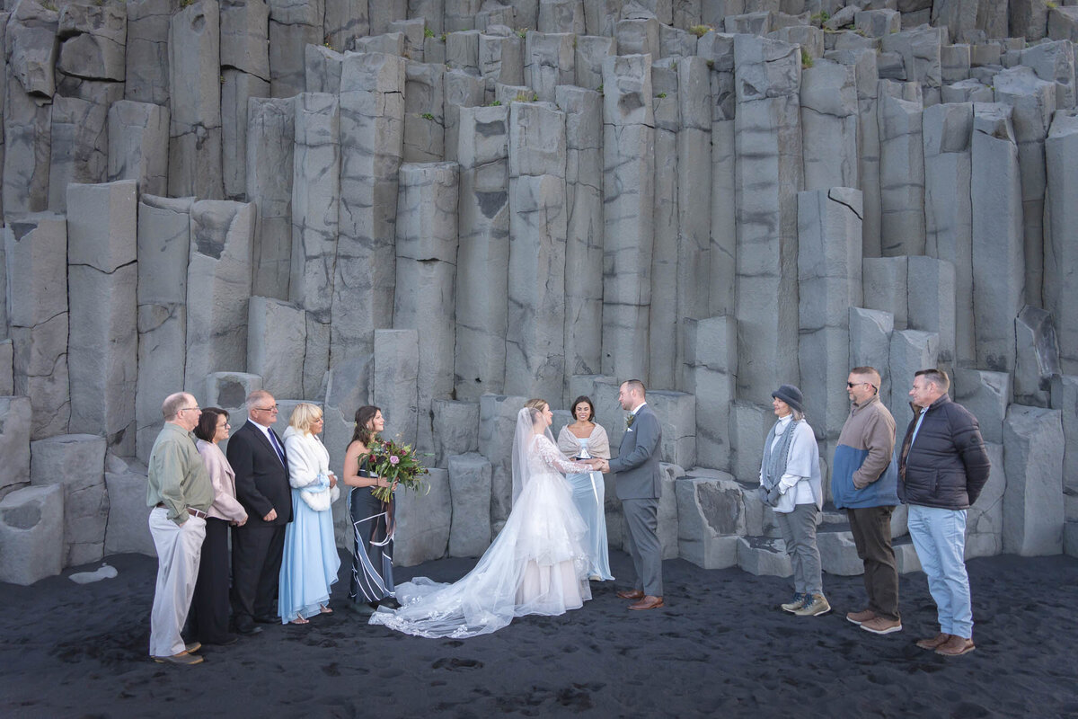 Reynisfjara-basalt-columns-intimate wedding
