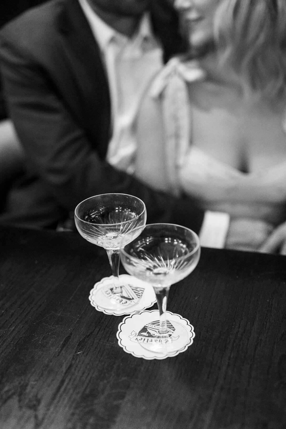 Minneapolis engagement photography highlights a trendy couple's love and intimate moments at The Minneapolis Social Club