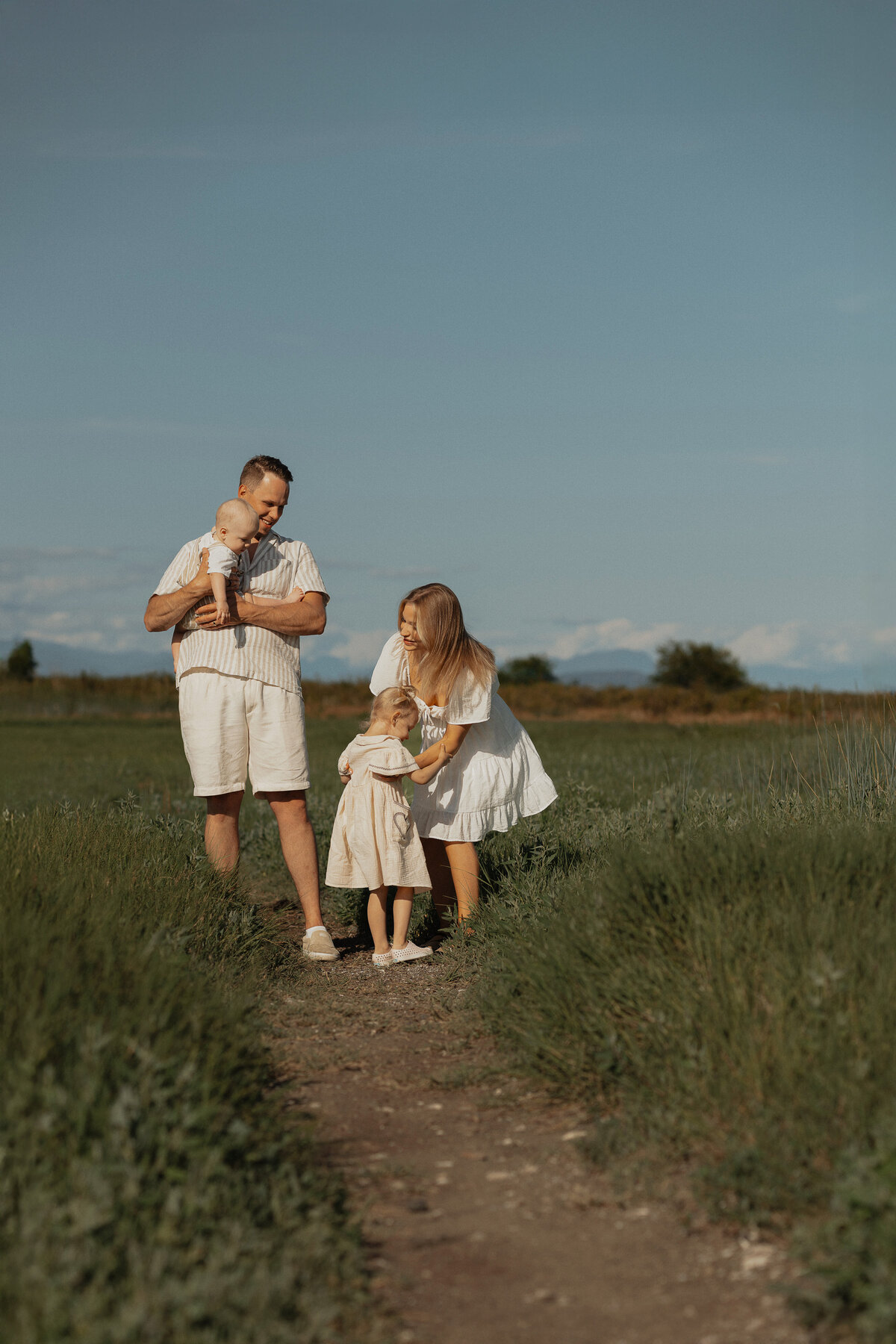 Family session at the beach in Royston by Latitude 49 photography