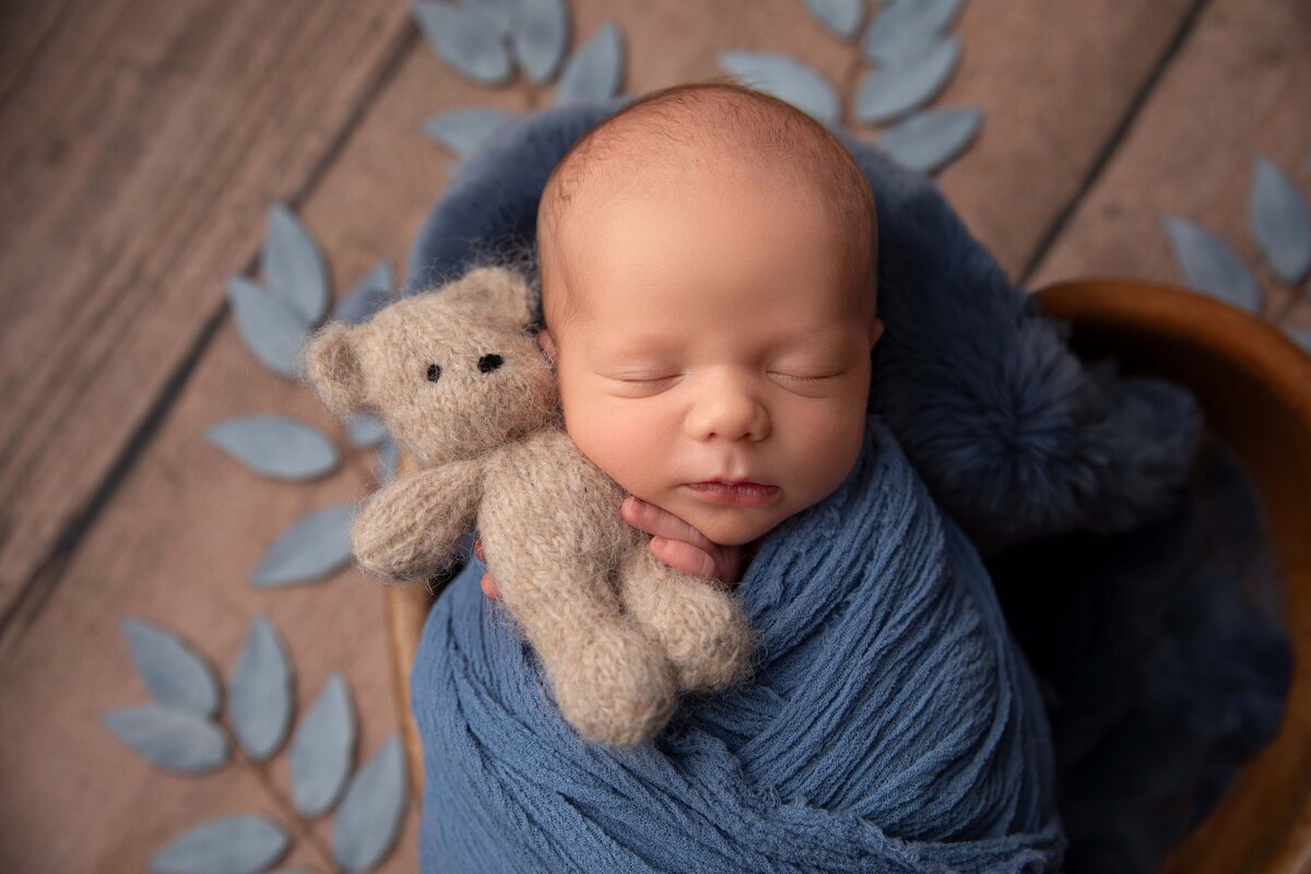 Scottsdale newborn photos baby boy