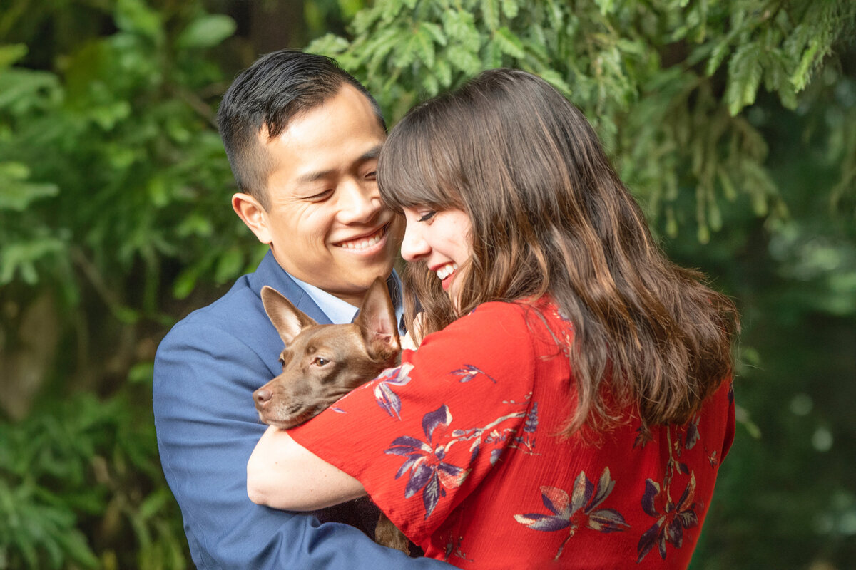 Kosuke & Chelsea  Engagement Portraits_ California Redwoods _11