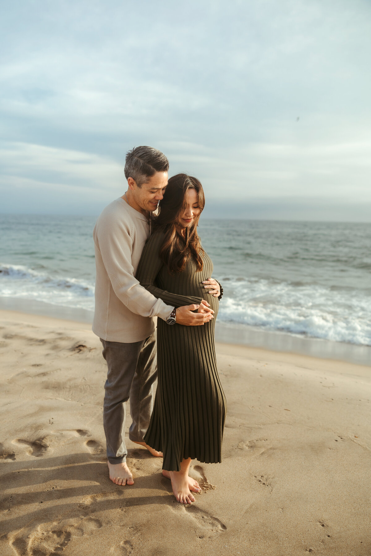 LA Beach Maternity Photography 1