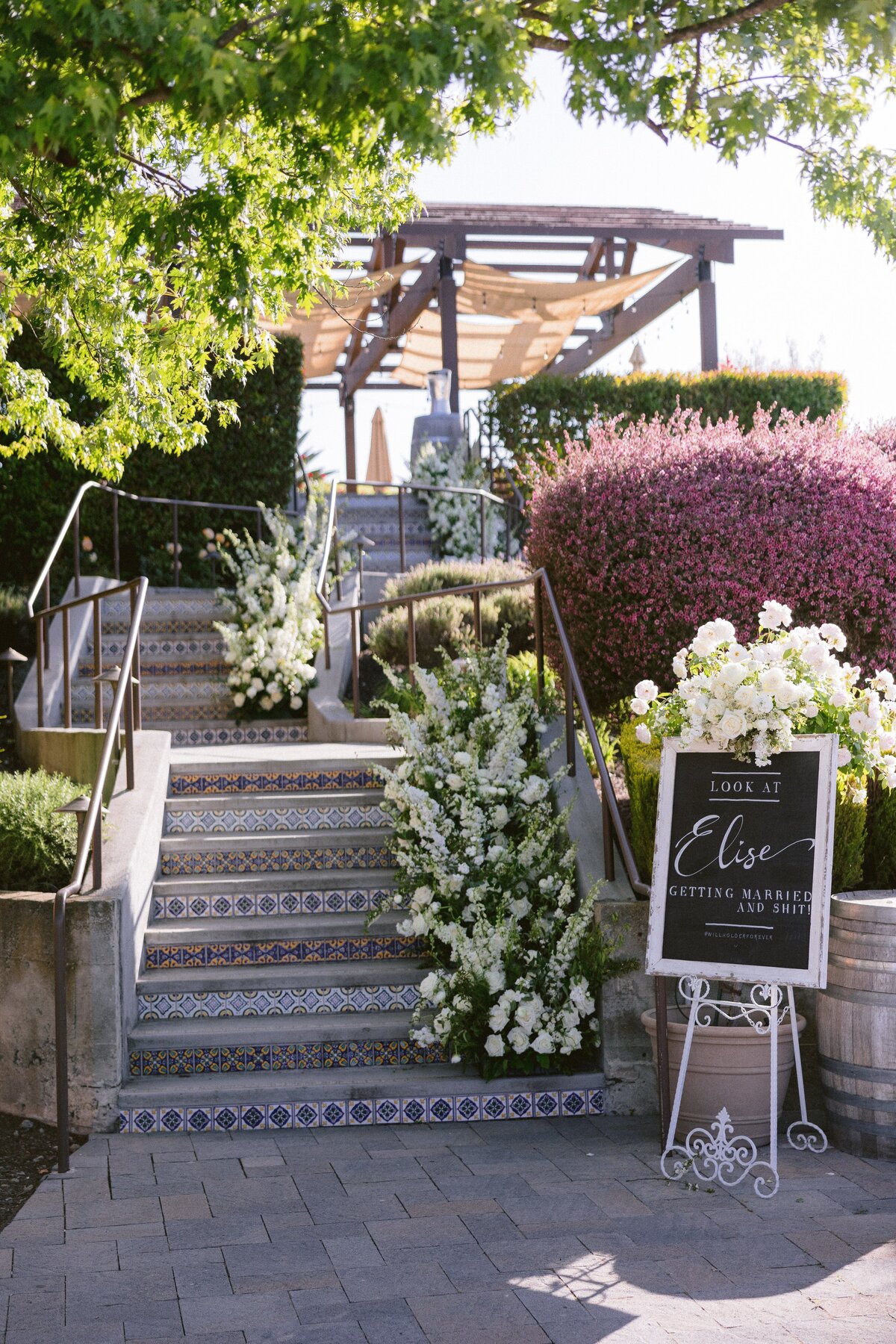 welcome, ground arrangements, flowers, formal 