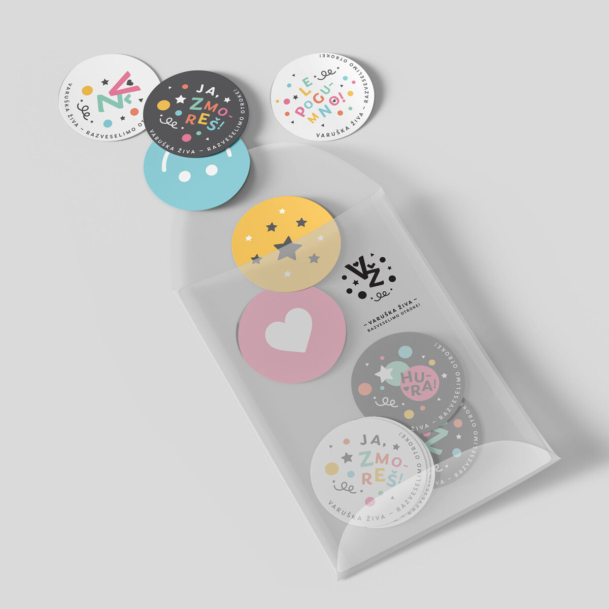 Varuska-Ziva-64-events-for-children-care-animation-stikers-design-brand-identity-Be-spotted-brand-studio