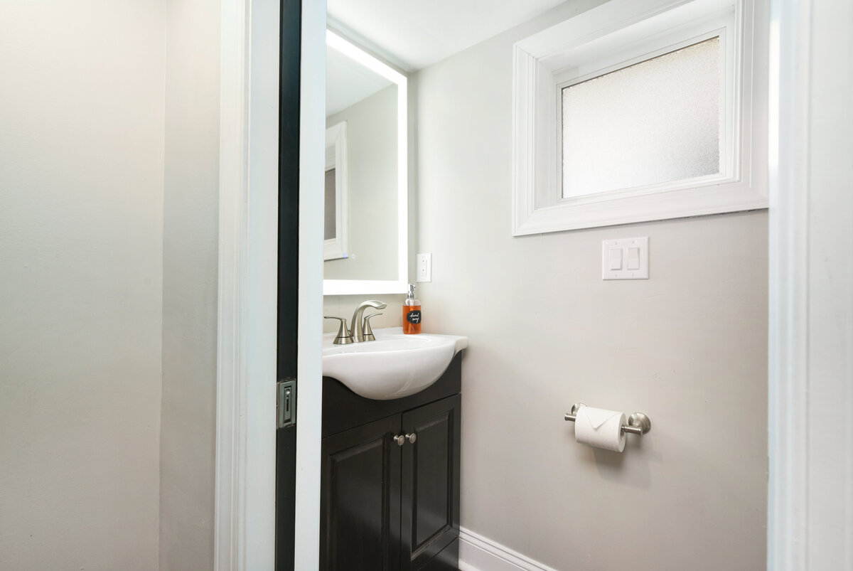 Professionally staged bathroom designed to maximize home value and buyer appeal