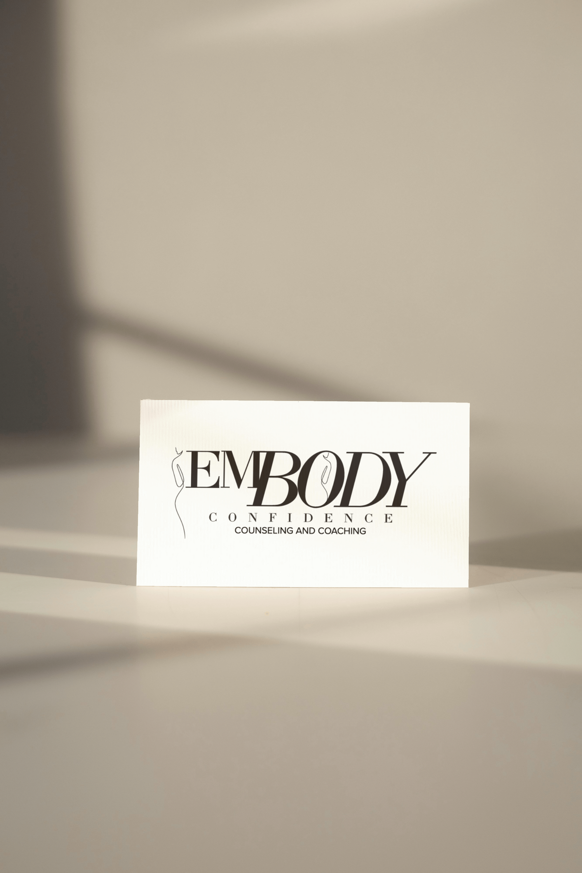 logo design for a therapist embody confidence