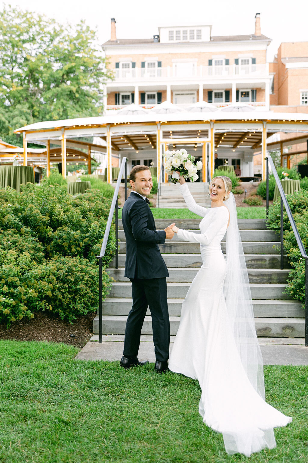 20-Bride and Groom-Just Married-Inns of Aurora Wedding-Verve Event Co.