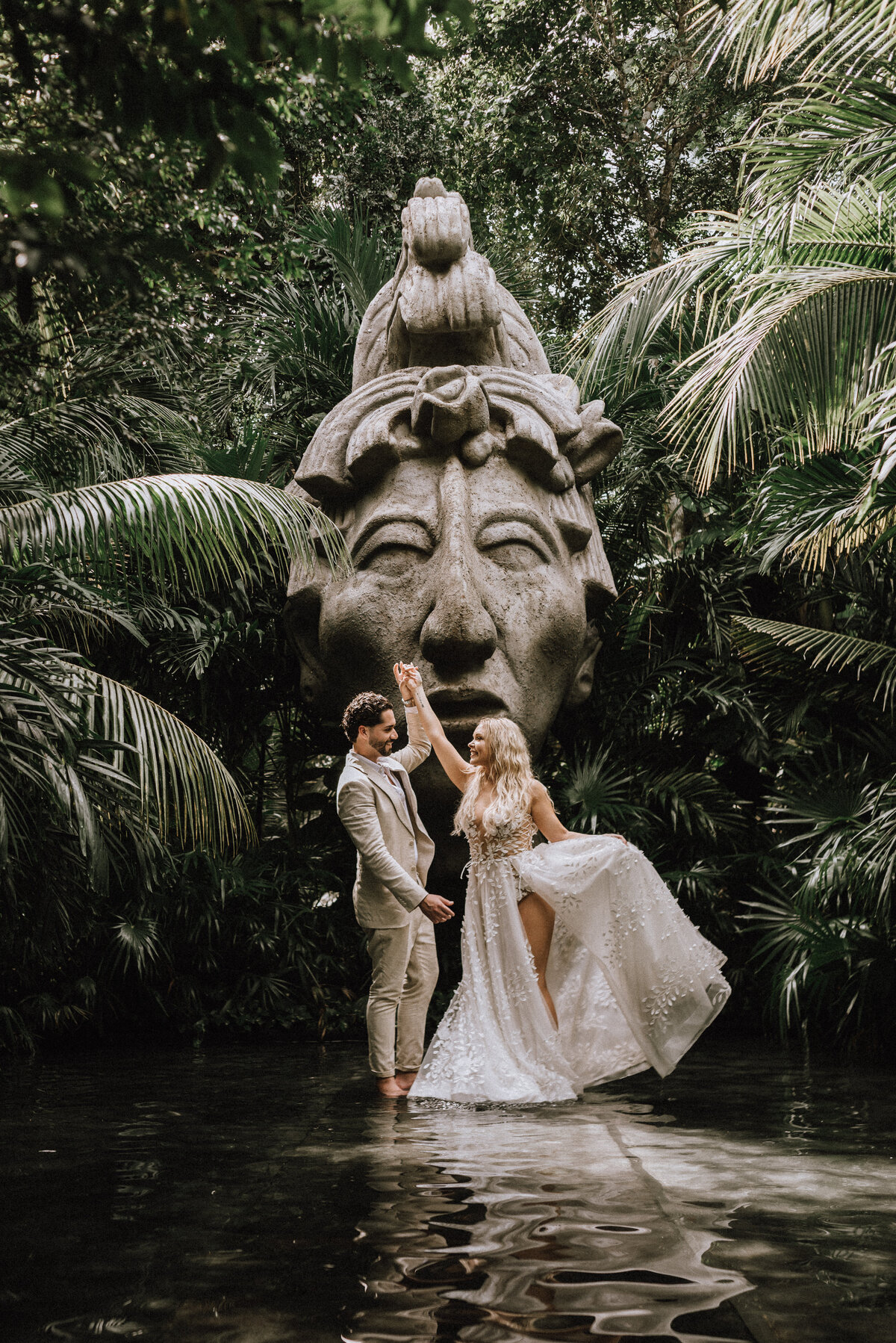 Mayan Wedding Ceremony at a Cenote in Tulum