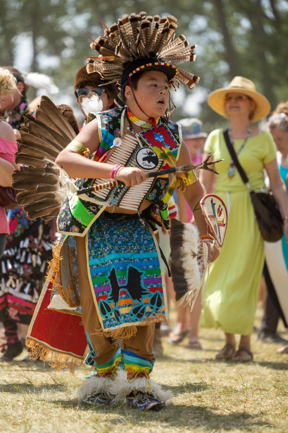 POW WOW Kanesatake Jeune danseur