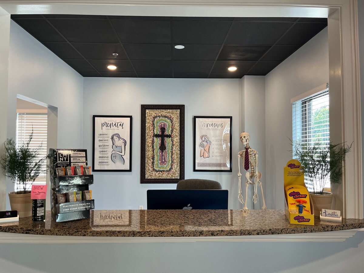 front desk for Family Centered Pediatric & Prenatal Chiropractic Care In Madison AL