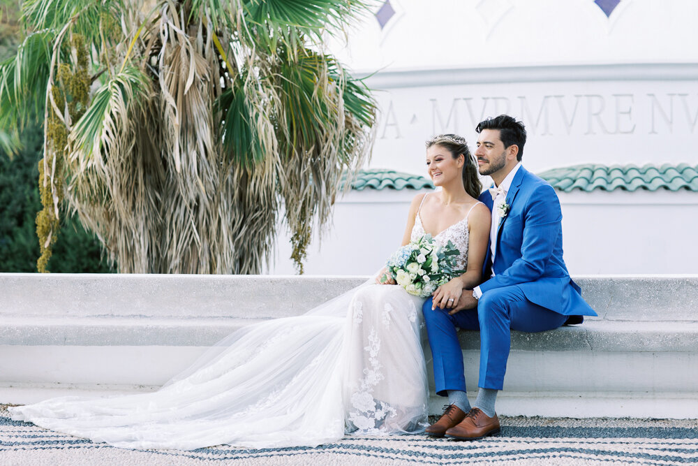 Villa wedding in Rhodes Greece with chandelier installations  (58)