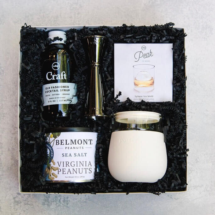 Virtual Event Cocktail Themed Corporate Gift Box | Box+Wood Gift Company