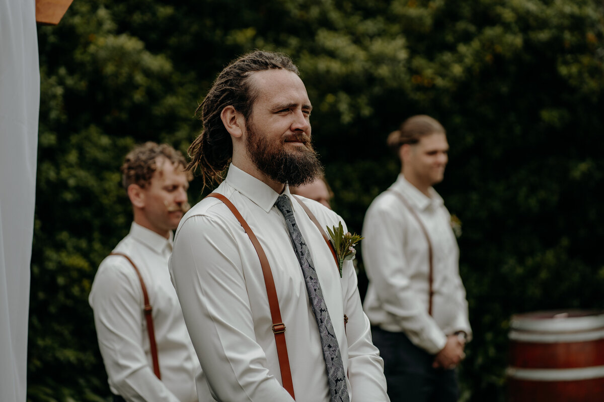 Eliza and Luke's big day by wedding photographer Mornington, Jake Grinde.