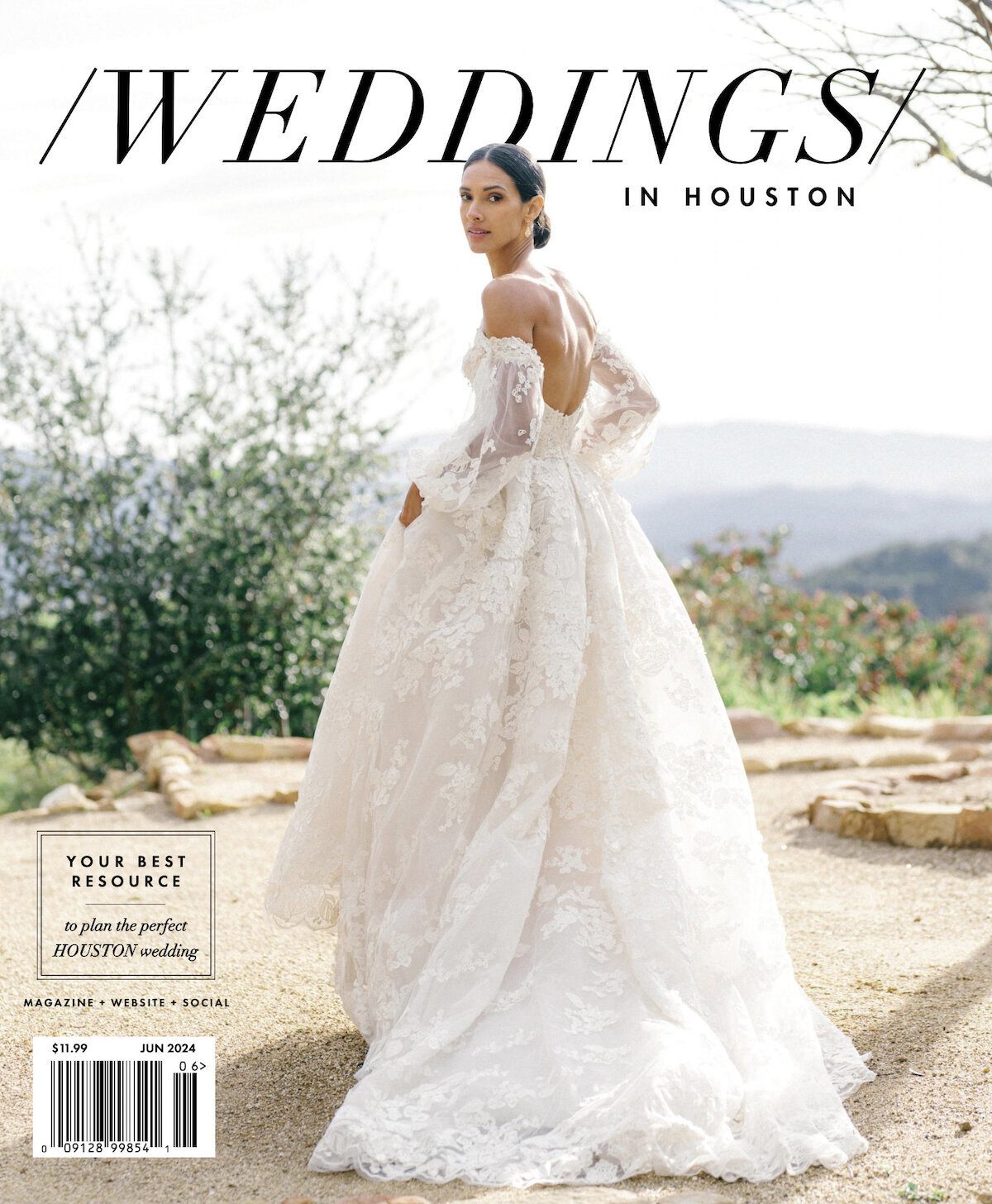 weddings in Houston magazine cover