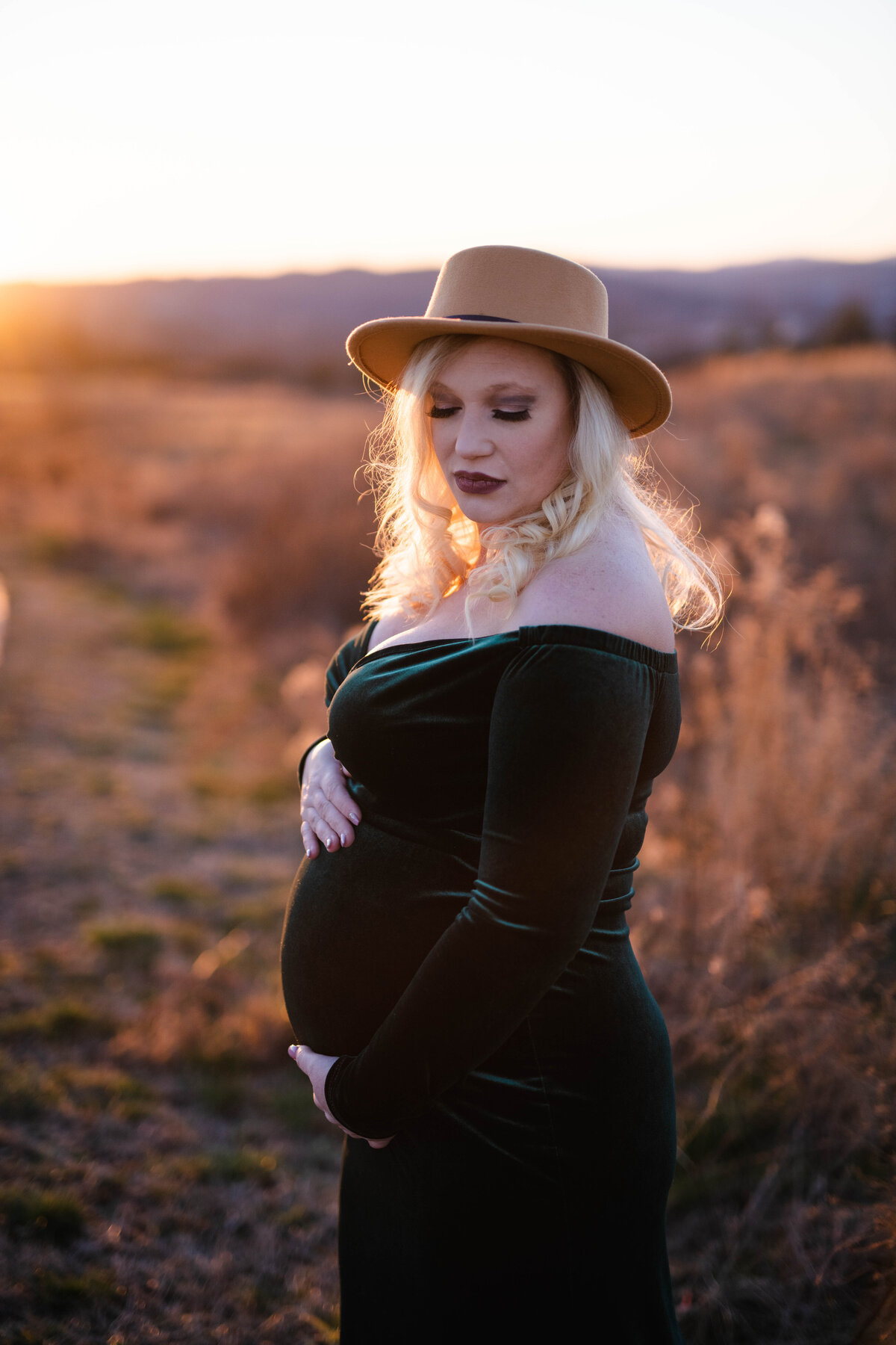 maternity photos in the smoky mountains
