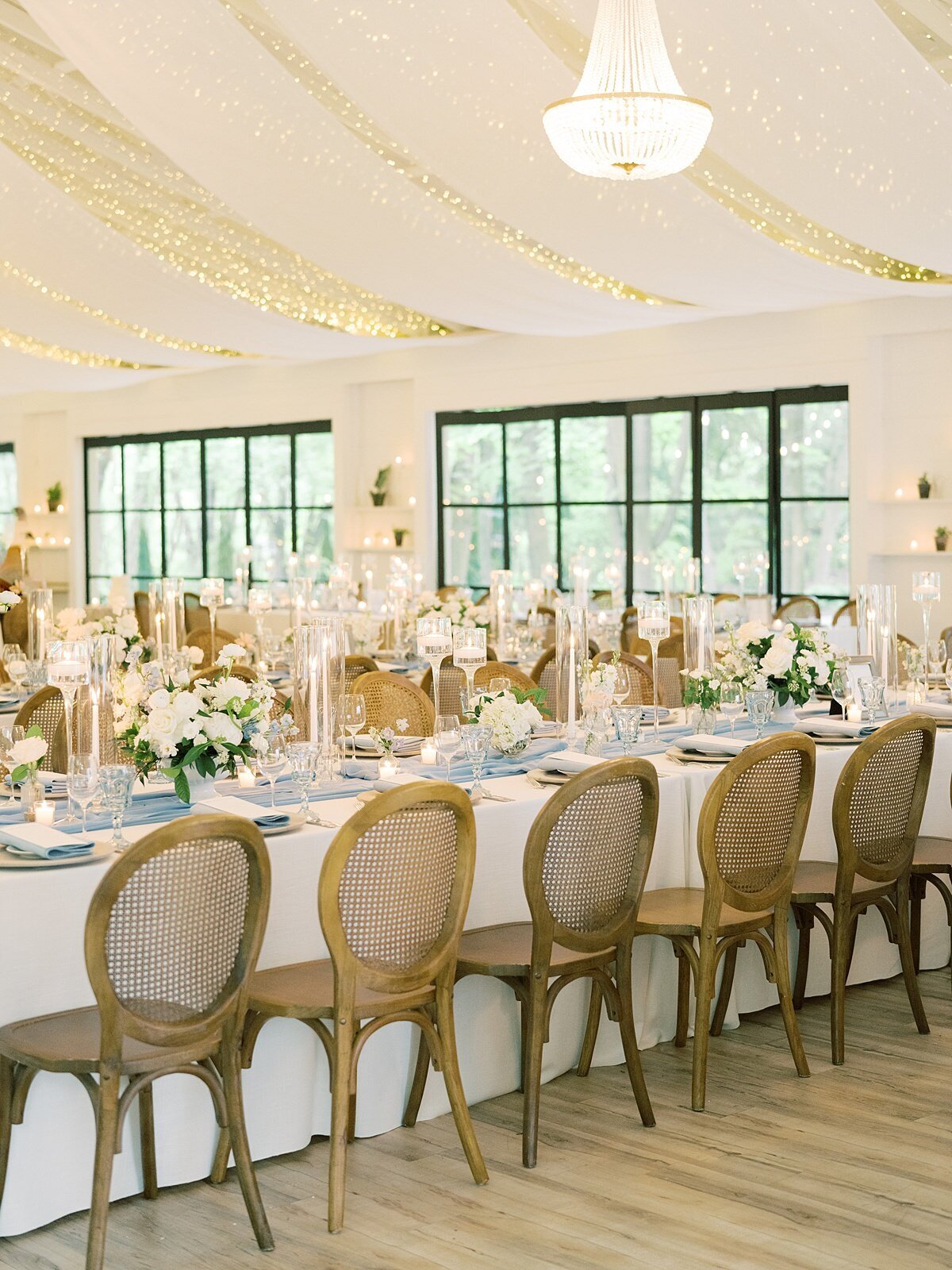 Reception Decor at Greencrest Manor