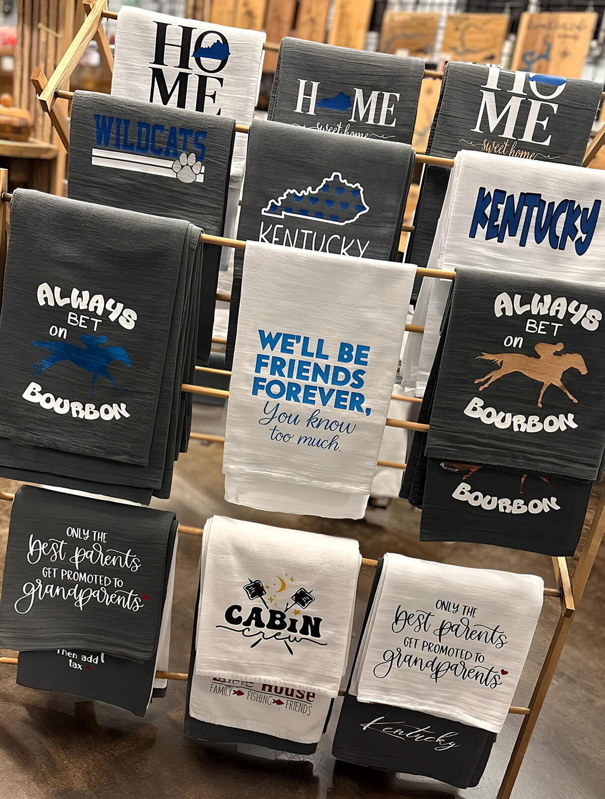 Kentucky sayings dishtowels
